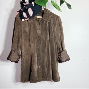 NWT Vintage Suede Blazer